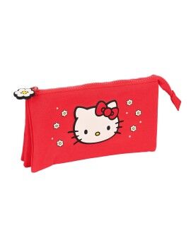 Malas para tudo triplas Hello Kitty Spring Vermelho (22 x 12 x 3 cm)