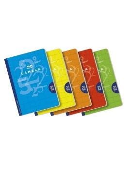 Caderno Lamela Multicolor A4 (5 Peças)
