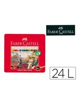 Lápis Faber-Castell 115824 Vermelho 24