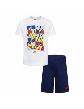 Conjunto Desportivo para Crianças Nike Nsw Add Ft Short  Azul Branco...
