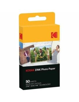 Papel Fotográfico Brilhante Kodak (50 Unidades)