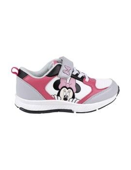 Sapatilhas de Desporto Infantis Minnie Mouse Cinzento Cor de Rosa