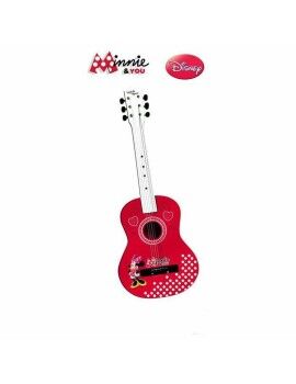 Guitarra Infantil Minnie Mouse Vermelho