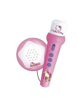 Microfone para Karaoke Hello Kitty Rosa Choque