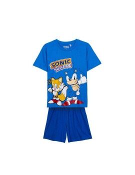 Pijama Infantil Sonic Azul escuro