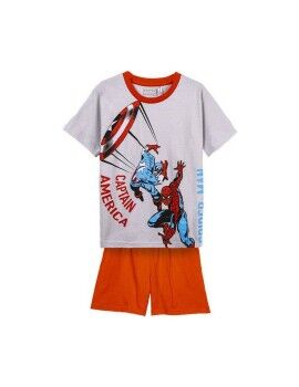 Pijama Infantil The Avengers Vermelho