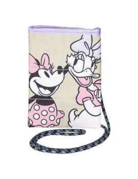 Bolsa Minnie Mouse 13 x 18 x 1 cm Cor de Rosa