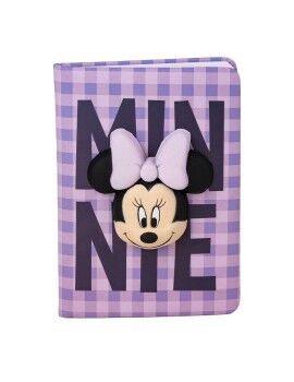 Caderno de Notas Minnie Mouse SQUISHY Lilás 18 x 13 x 1 cm
