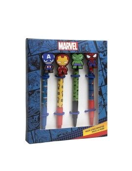 Conjunto de Canetas Marvel 4 Peças Multicolor
