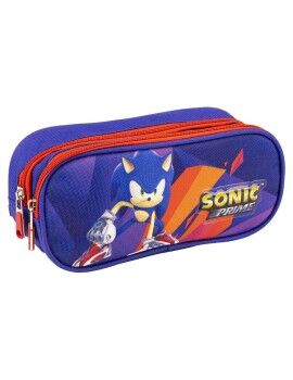 Bolsa Escolar Sonic Roxo 22,5 x 8 x 10 cm
