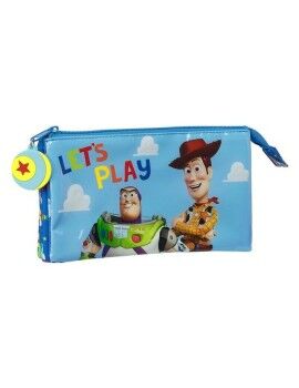 Estojo Toy Story Let's Play Azul (22 x 12 x 3 cm)