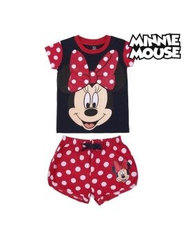 Pijama Infantil Minnie Mouse Vermelho