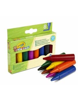 Ceras de cores Crayola Jumbo Plástico 8 Peças