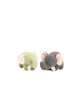 Peluche Crochetts Bebe Verde Elefante 27 x 13 x 11 cm 2 Peças