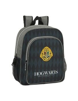 Mochila Escolar Hogwarts Harry Potter Hogwarts Preto Cinzento 12 L