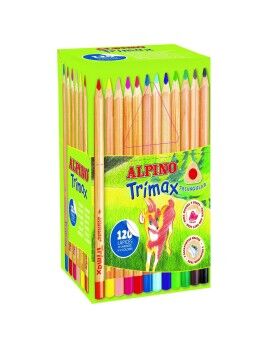 Lápis de cores Alpino Trimax Multicolor 120 Peças