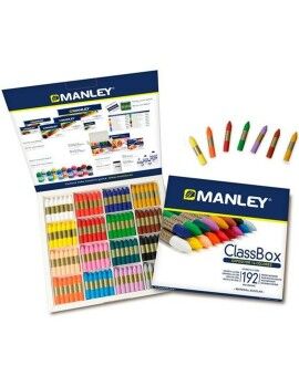 Ceras de cores Manley ClassBox 192 Peças Multicolor