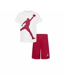 Conjunto Desportivo para Crianças Nike Knit  Branco Vermelho Multicolor 2 Peças