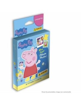 Pack de cromos Peppa Pig Photo Album Panini 6 Sobrescritos