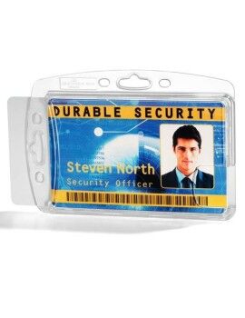 Capa para Cartão de Identidade Durable Transparente Plástico 5,4 x 8,7 cm 10...