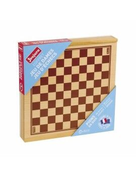 Jogo de Mesa Jeujura Checkers and Chess Box