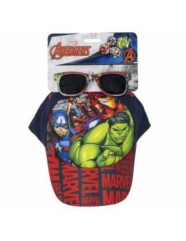 Conjunto de boné e óculos de sol The Avengers 2 Peças Infantil
