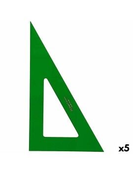 Esquadro Faber-Castell Verde 25 cm (5 Unidades)