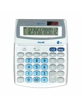 Calculadora Milan 152512BL Branco Metal