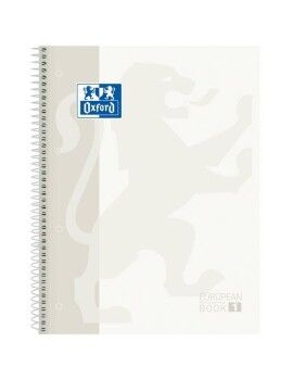Caderno Oxford Classic Branco A4+ 80 Folhas 5 Unidades