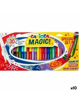 Conjunto de Canetas de Feltro Carioca Magic! Multicolor 30 Peças (10 Unidades)