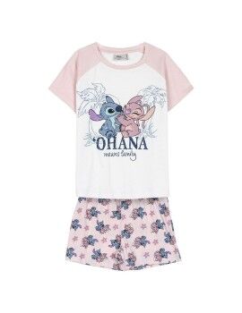 Pijama Infantil Stitch Cor de Rosa