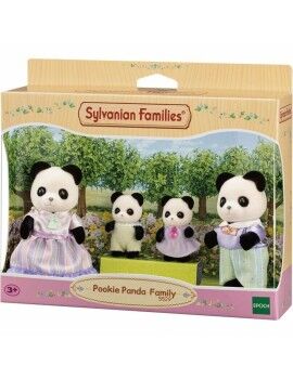 Figuras de Ação Sylvanian Families The Panda Family