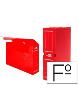 Caixa de Arquivo Liderpapel Vermelho (1 Unidade)