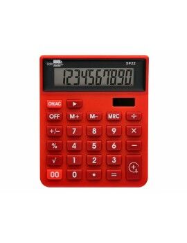 Calculadora Liderpapel XF22 Vermelho Plástico