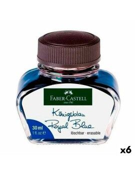 Tinta Faber-Castell Azul 6 Peças 30 ml