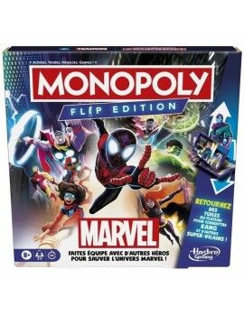 Jogo de Mesa Hasbro Monopoly Flip Edition  MARVEL