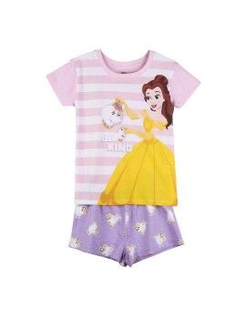 Pijama de Verão Disney Princess Cor de Rosa