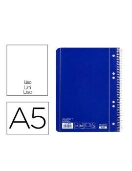Caderno Liderpapel BJ05 Azul A4 80 Folhas