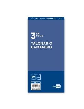 Talonário para Empregados Liderpapel T314 50 Folhas (5 Unidades)