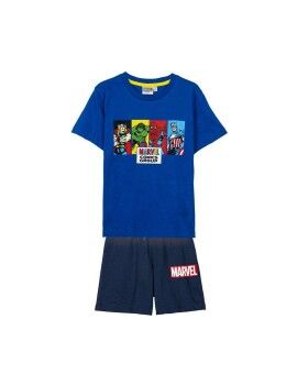 Conjunto de Vestuário The Avengers Azul Infantil