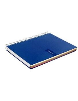 Caderno Liderpapel BJ08 Azul A5 120 Folhas