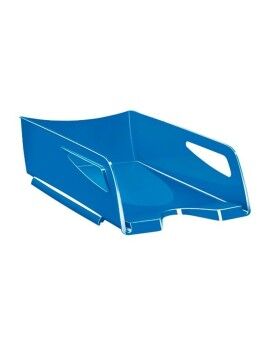 Tabuleiro de arquivo Cep 1002200351 Azul Plástico 1 Unidade