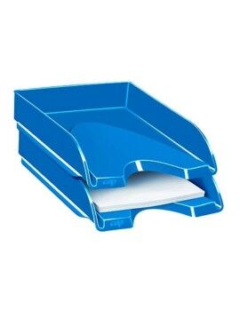 Tabuleiro de arquivo Cep 1002000351 Azul Plástico 1 Unidade