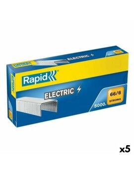 Grampos Rapid Strong Electric 66/6 (5 Unidades)