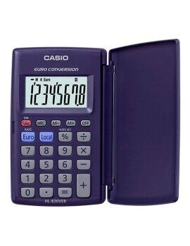 Calculadora Casio HL-820-VER Azul Preto De bolso