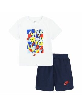 Conjunto Desportivo para Crianças Nike Nsw Add Ft Short  Azul Branco...