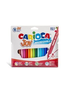 Conjunto de Canetas de Feltro Carioca 40555 Multicolor (18 Peças)