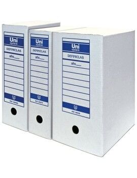 Caixa de Arquivo Unipapel Unisystem Definiclas Branco A3