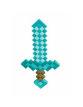 Espada de Brincar Minecraft Diamante Azul