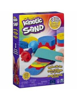 Areia Mágica Kinetic Sand 6053691 Arco-íris